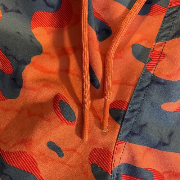 Vineyard Vines Swim Trunks Adult L Pink Blue Lined Board Shorts Hiking Fish Mens - Picture 4 of 8